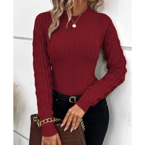 Sweaters - Luxe textured sweater top
